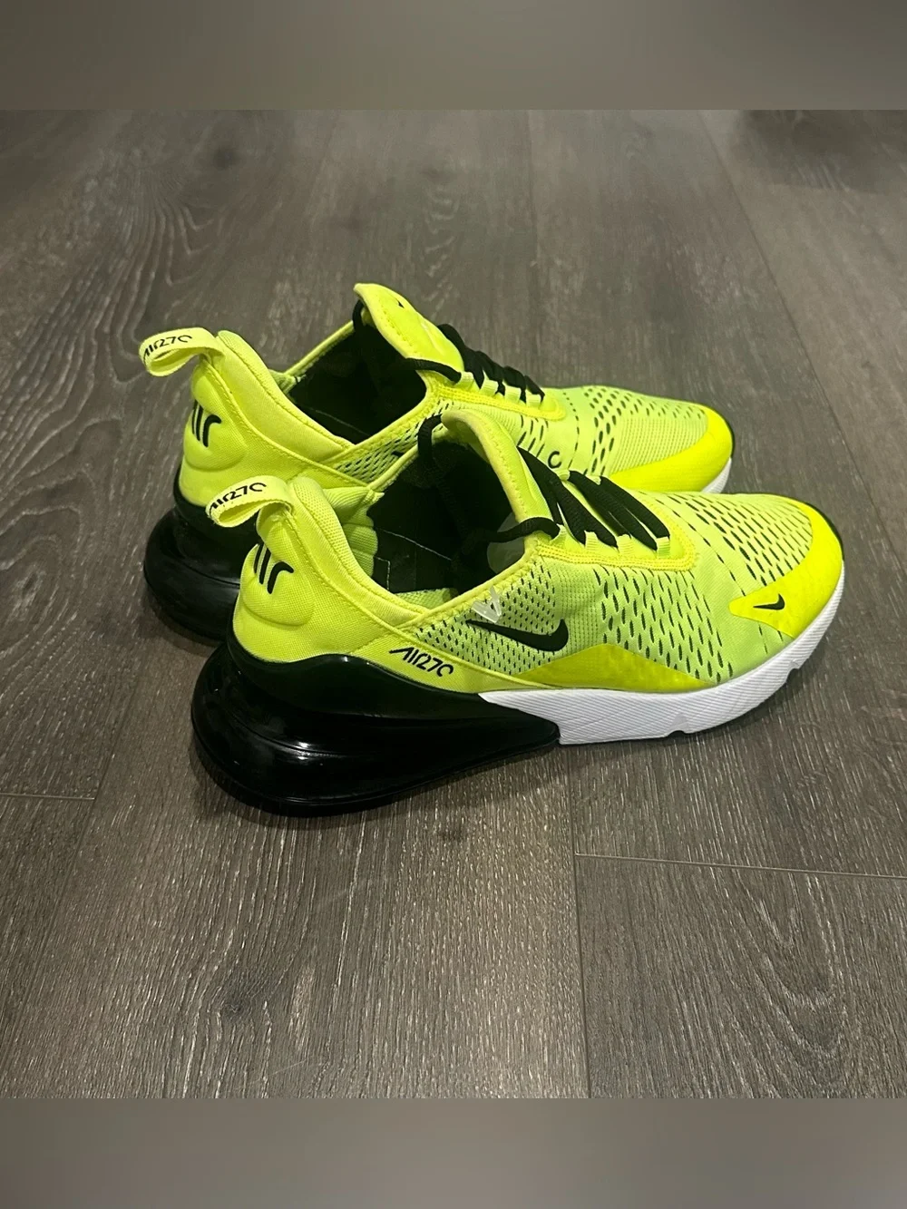 Nike Air Max 170 Neon Yellow and Black A Sneakers Mens Size 11